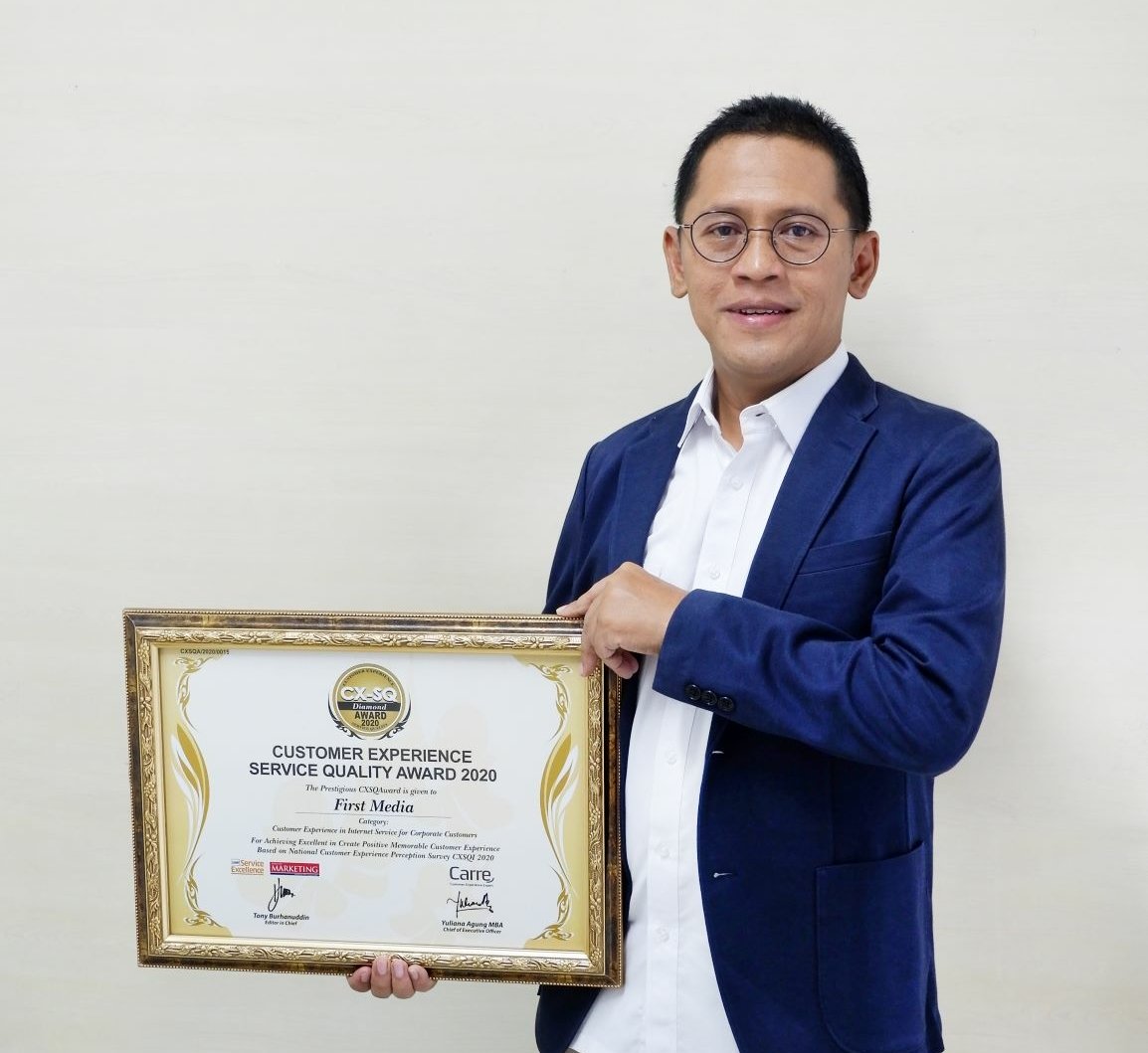 First Media Kembali Raih Diamond Award di CXSQA 2020