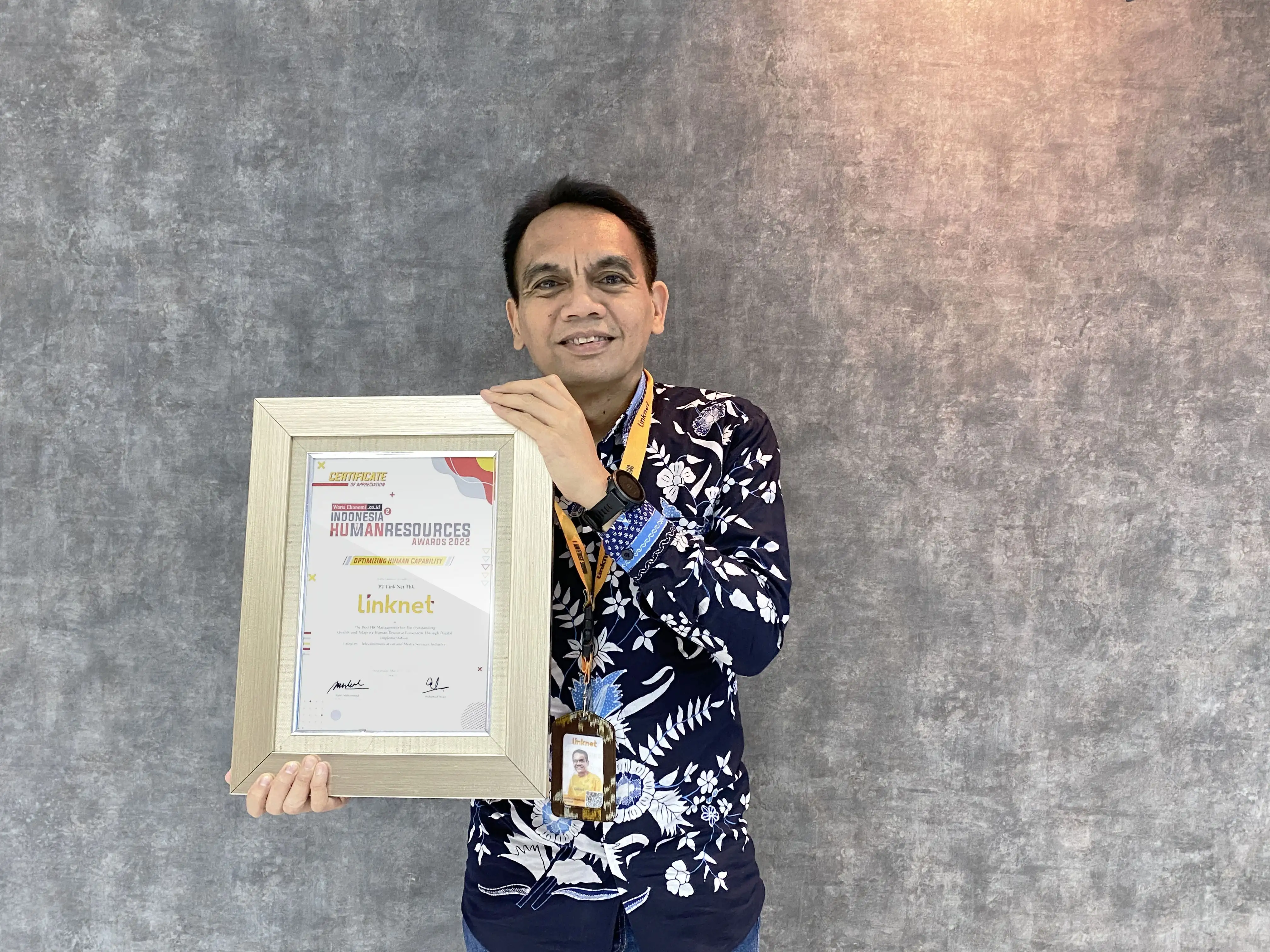 Link Net Raih Penghargaan Indonesia Human Resources Awards 2022