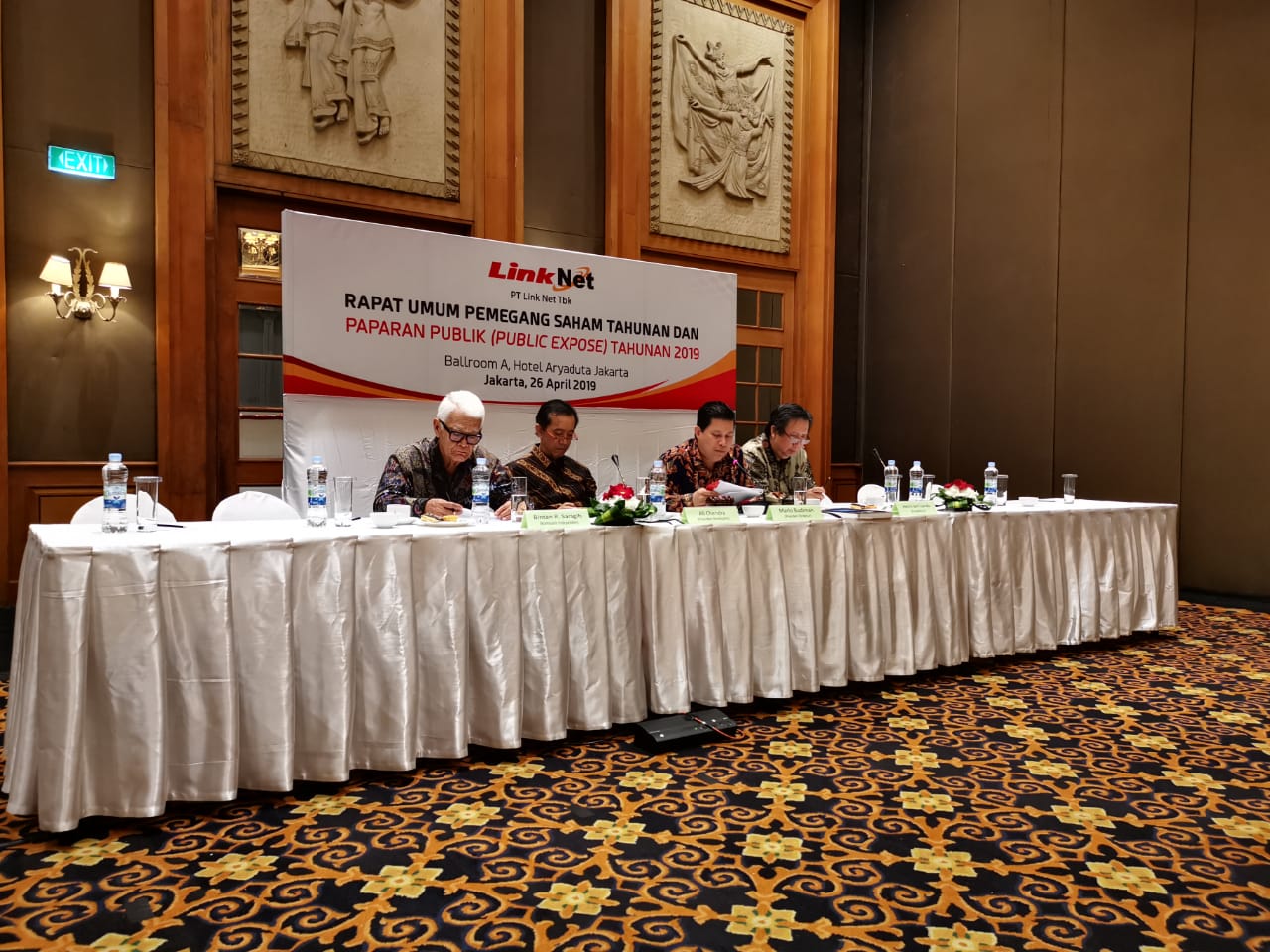 Link Net Concludes Annual General Meeting Of Shareholders--shareholders Approve Record Dividend Payment Of Rp674 Billion, A 60% Dividend Payout Ratio Of Normalized Net Earnings--shareholders Approve Appointment Of New Director And New Commissioner