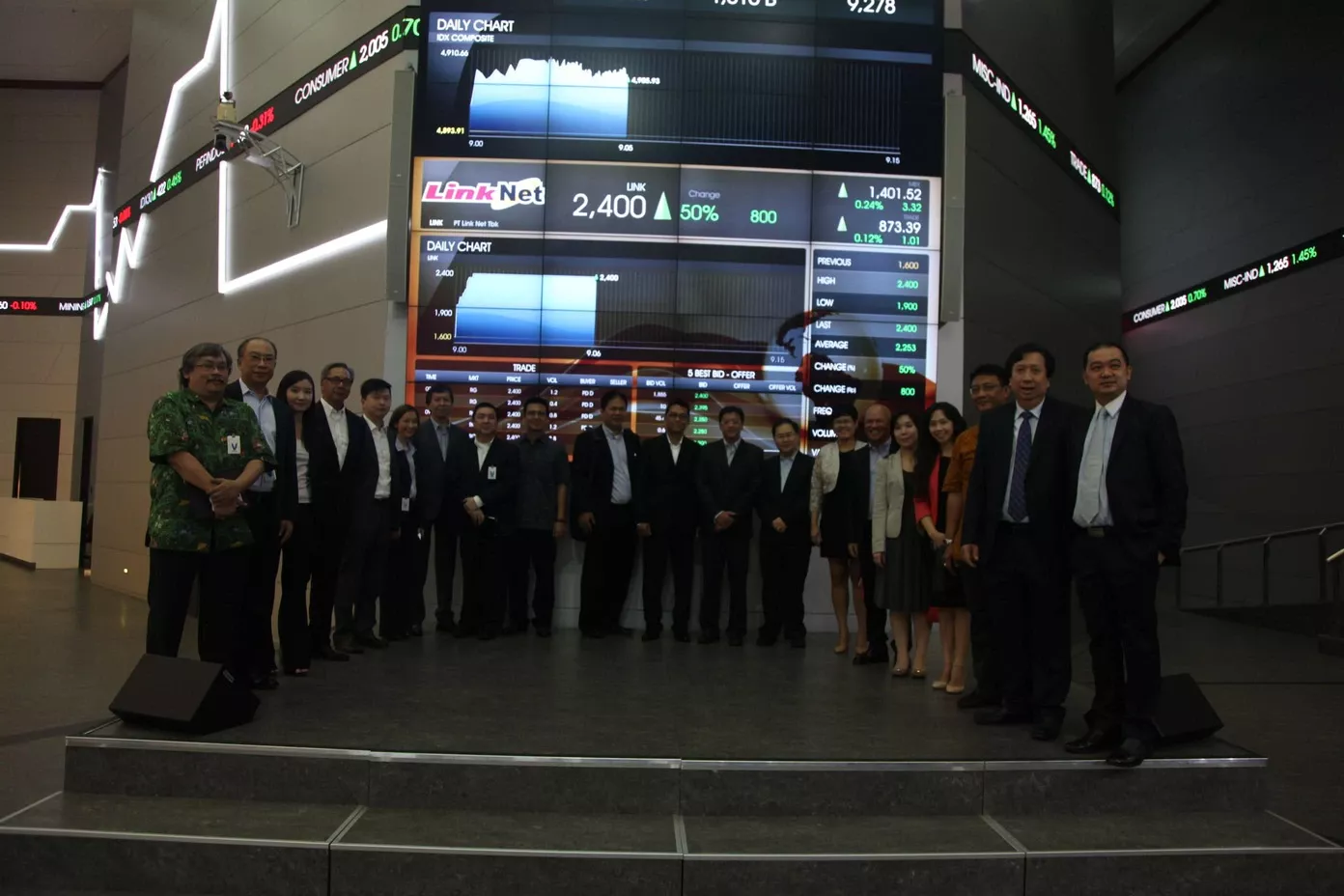 Link Net Successfully Completed IPO On The Indonesia Stock Exchange (IDX)